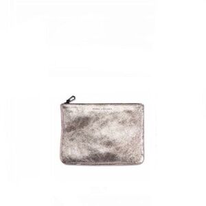 MARC JACOBS Metalic Gunnetal Pouch / Clutch